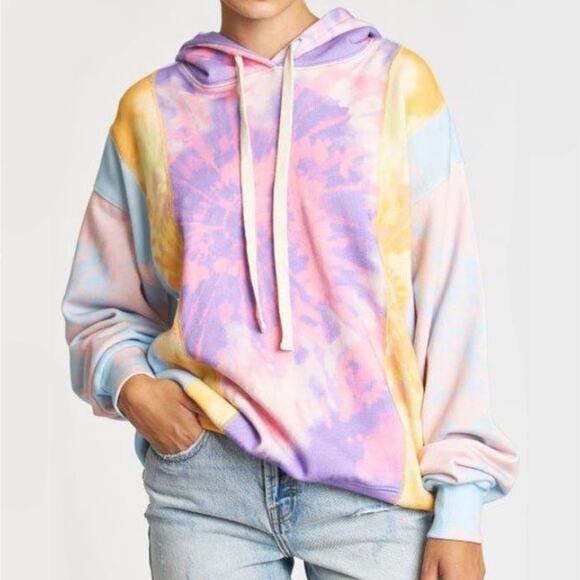 Pistola Tie Dye Kaleidoscope Joey Hoodie Sweatshirt Size Medium - Picture 6 of 10